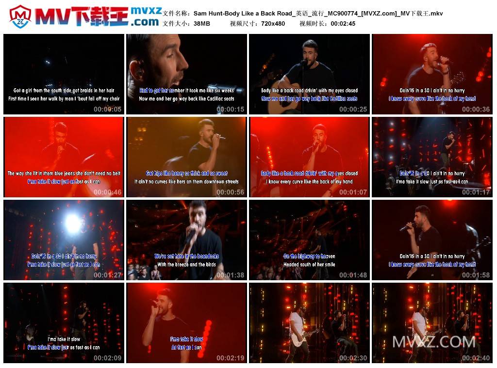 Sam Hunt-Body Like a Back Road_英语_流行_MC900774